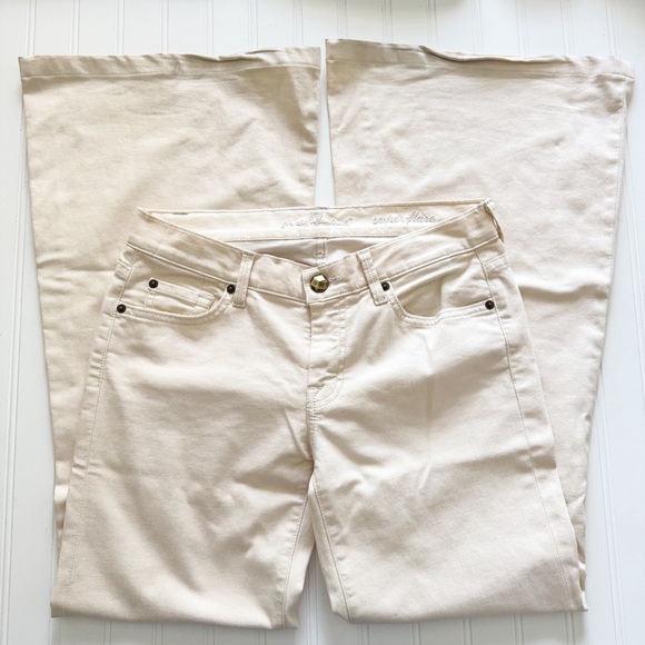 7 For All Mankind Super Flare Wide Leg Jeans - Size 28 - Picture 1 of 8